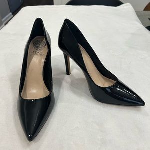 Vince Camuto Patent Leather Black Pumps